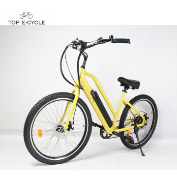 Günstiger Preis neues Modell Elektrofahrrad hergestellt in China / elektrisches Beach Cruiser Fahrrad